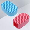 Mini Silicone Handheld Washing Brush 2pcs Candy Colour view 4