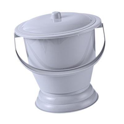 yuwqqoajv Travel-Optimized Urine Bucket with Enhanced Provides Efficient Solutions for Discreet in Various Settings Chamber Pot Urine Toilets Bottle Container , Gray , 23.7x23x19cm