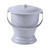 yuwqqoajv Travel-Optimized Urine Bucket with Enhanced Provides Efficient Solutions for Discreet in Various Settings Chamber Pot Urine Toilets Bottle Container , Gray , 23.7x23x19cm view 2