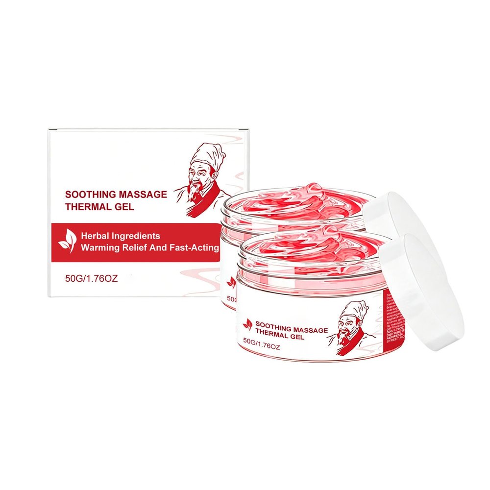 Body Warming Massage Gel, Natural Massage Cream, Firming and Smoothing Moisturizer, Deep Massage Gel for Relaxation, Non-Greasy Formula