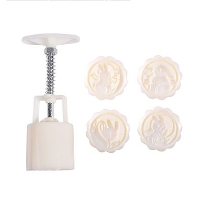 NEWFT Set Shape Mold Press Safe Cookie for Mid-Autumn Festival Use