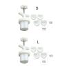 NEWFT Hand-Pressure Mold Love Heart Shaped Cookie Stamps Makers Mid-Autumn Festival Tool view 3