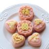 NEWFT Hand-Pressure Mold Love Heart Shaped Cookie Stamps Makers Mid-Autumn Festival Tool view 4