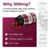 CoQ10 Supplement, Fermented Coenzyme Q10 Ubiquinone, 300mg, 120 Softgels view 3