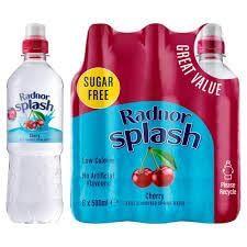 Radnor Still Cherry Flavoured Drink 500ml x 12 Bottles | Refreshing Fruit Flavoured Water | Low Calorie Soft Drink | School, Office & Catering Multipack