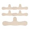 Cotton Boob Bra Towel for Breast Towel Sling Bra Towels for Women 3 Layer Reusable Underboob Sweat Absorber,Cotton Bra Liners, Washable Under Breast Sweat Pads for Women,Pure Bra Liners (5, Beige) view 1