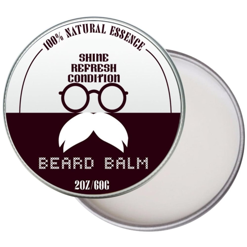Cabilock Men's Beard Wax with Strong Plasticity and Gentle Formula Aluminium Container Natural Beard Butter for Men and Mustache Styling