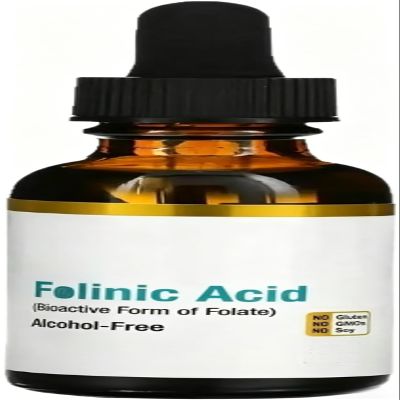 Folinic Acid Liquid Drops, Bioavailable Folate Form