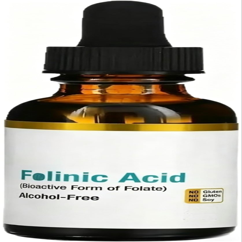 Folinic Acid Liquid Drops, Bioavailable Folate Form
