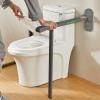 Folding Toilet Grab Bar - Wall-Mounted Safety Rail for Seniors & Pregnant Women - Enhance Bathroom Stability & Support view 1