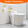 Folding Toilet Grab Bar - Wall-Mounted Safety Rail for Seniors & Pregnant Women - Enhance Bathroom Stability & Support view 2