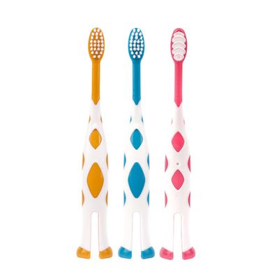 TEHAUX 6pcs Soft Bristle Manual Toothbrushes for Non-Slip Plastic Handles Bathroom Accessories Set