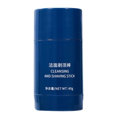 GALPADA Beard Softening Shave Cream Stick for Men with Deep Cleansing Formula, 40g Moisturising Cream Material, for Facial Clean and Grooming at Home or Travel