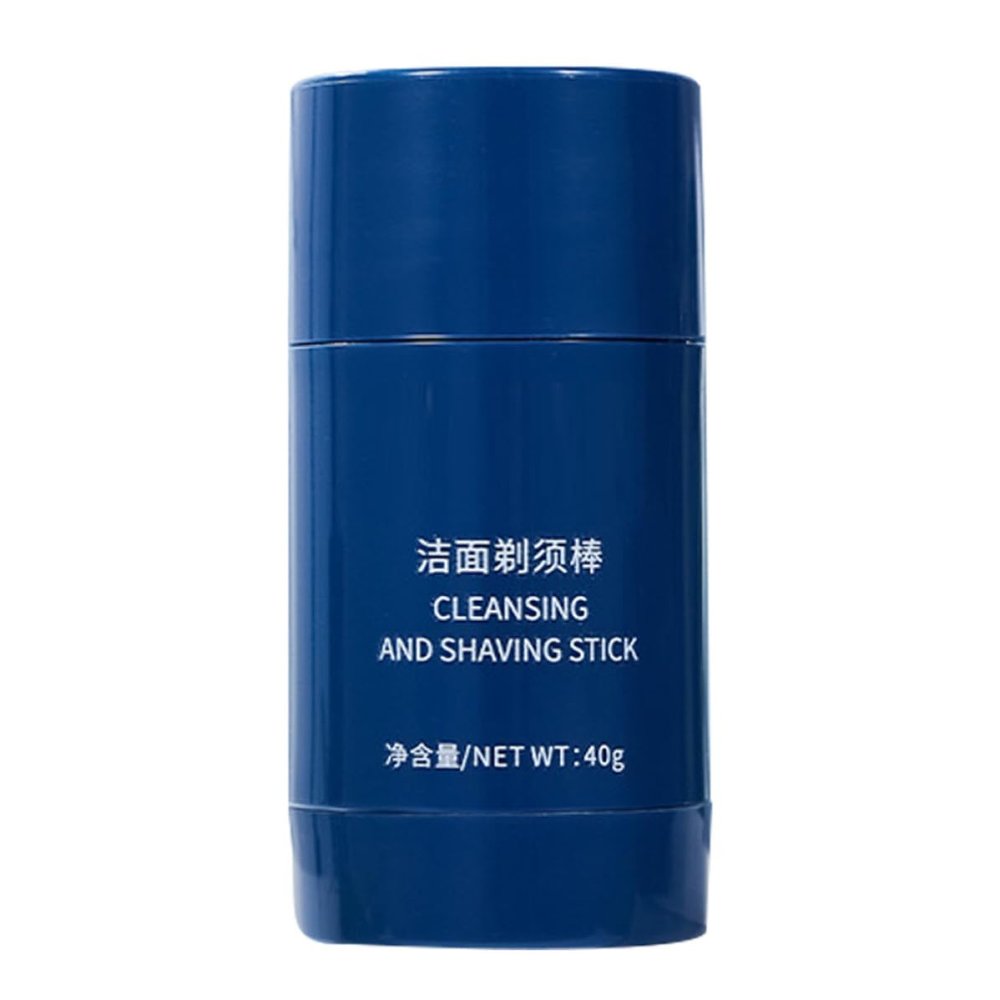 GALPADA Beard Softening Shave Cream Stick for Men with Deep Cleansing Formula, 40g Moisturising Cream Material, for Facial Clean and Grooming at Home or Travel