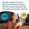Dandelion Root Capsules 1600mg 4:1 Extract | High Strength Vegan Herbal Formula for Daily Balance Support | Made in UK | 270 Capsules view 2