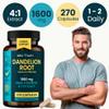 Dandelion Root Capsules 1600mg 4:1 Extract | High Strength Vegan Herbal Formula for Daily Balance Support | Made in UK | 270 Capsules view 4