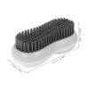 Laundry Brush Double-sided Soft Bristle Scrubbing Brush White view 2