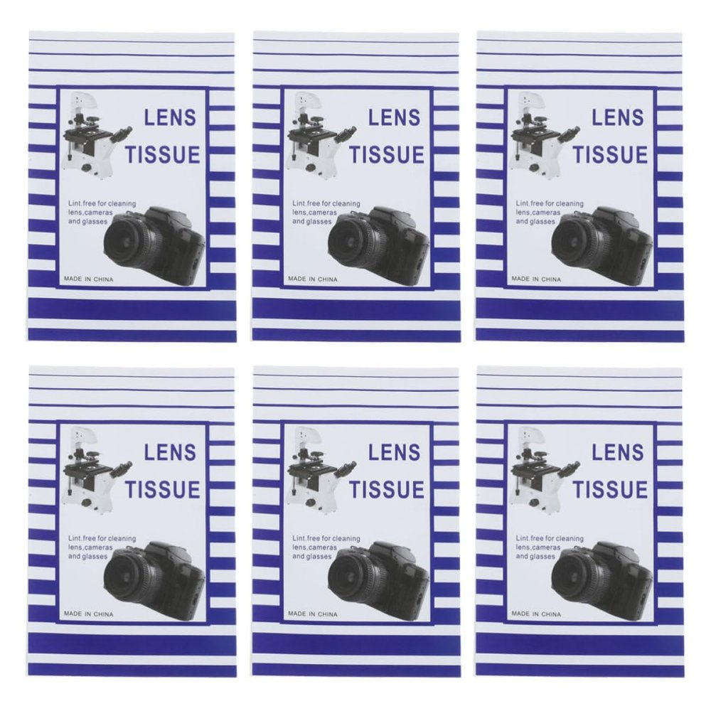 COSMOBETTY Books Lens Cleaning Paper Sheets for Camera Lenses Eyeglasses Screens Portable Wipes Lightweight Outdoor Photography Travel Use