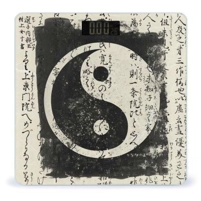 Ying And Yang Scales for Body Weight LCD Display Digital Scale Bathroom Weighing Scalees