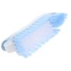 Veemoon Laundry Scrubbing Brush with Detachable Design and Curved Handle, Lightweight Plastic Shoe Cleaner Brush Featuring Soft, Firm, and Dense Bristles for Cleaning Narrow Areas view 1