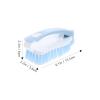 Veemoon Laundry Scrubbing Brush with Detachable Design and Curved Handle, Lightweight Plastic Shoe Cleaner Brush Featuring Soft, Firm, and Dense Bristles for Cleaning Narrow Areas view 2