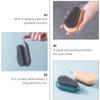 COOPHYA 4pcs Multifunctional Cleaning Brush Soft Bristle Scrubbing Tool for Shoes Clothes and Home Surfaces Practical Household Laundry Brushes Random Color view 3