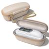 Eva Ear Thermometer Storage Case Portable Waterproof Hard Shell With Soft Lining And Carrying Strap For Home Travel Use Black Color(GC-0172 Apricot) view 1