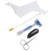 Beard Shaping Tool Set Grooming Template Comb Scissors for Men view 2