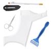 Beard Shaping Tool Set Grooming Template Comb Scissors for Men view 3