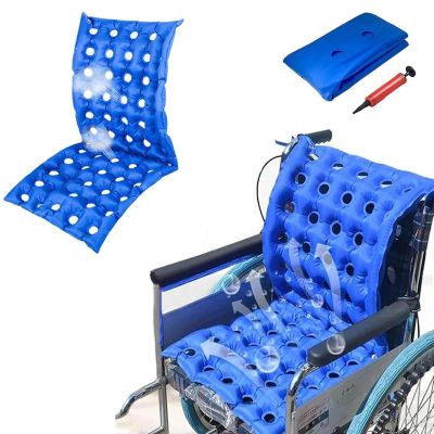 Alternating Pressure Mattress with Electric Pump, Anti-Decubitus Air Mattress with 55 Air Vents, PVC Inflatable Foldable Pressure Pad for Elderly & Disabled Bed Sore Prevention