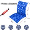 Alternating Pressure Mattress with Electric Pump, Anti-Decubitus Air Mattress with 55 Air Vents, PVC Inflatable Foldable Pressure Pad for Elderly & Disabled Bed Sore Prevention view 2