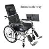 Adjustable Wheelchair Tray, Ergonomic Laptop and Mouse Stand, Removable Aluminum Table with Adjustable Height, Desk for Reading, Eating, Computer view 3