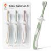 Cherish Baby Care Toddler Toothbrush 1-2 Years - Soft-Grip 3-Pack (Pastel) view 1