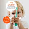 Cherish Baby Care Toddler Toothbrush 1-2 Years - Soft-Grip 3-Pack (Pastel) view 4