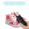 VILLCASE 2pcs Shoe Cleaning Scrub Brush Set with Hard Pp Bristles and Soft Nano Wire, Sturdy Plastic Handle for Effective Cleaning, Suitable for Shoes and Clothing Care view 3