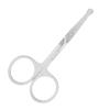 Jelquix Stainless Steel Round Nose Scissors Safe and Compact Trimmer for Nose Eyebrows and Beards Ideal for Men with Durable Stainless Steel Material view 4