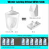 2-in-1 Urinal with Sink & Hose for Men, Space-Saving Corner Design, Splash-Proof & Odor Control, Save Water view 4