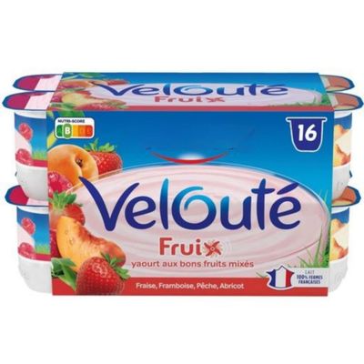 Veloute variety of yogurts 16x125g
