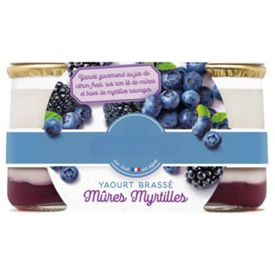 La Farmirre Blackberry & Blueberry yogurts 2x160g