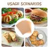 CAXUSD 200pcs Greaseproof Baking Sheets Non-Stick Heat Resistant Paper for Bread Cookies Air Fryer and Grilling Multipurpose Food Paper Liners for Burgers Pizza Potato Pancakes English view 3