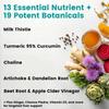 Liver Support, Help Purify Internal State, with Milk Thistle, 1pcs view 4