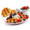 Sysco Classic Reduced Sugar Belgian Waffles Individually Wrapped Vanilla Flavour Lige Waffles Bulk Snack for Schools, Cafs, Catering, Hospitality & Desserts (80 x 55g) view 2