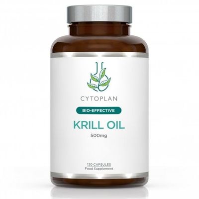 Cytoplan Krill Oil Capsules 120 Optimal Absorption British Developed Scientifically Formulated High Bioavailability