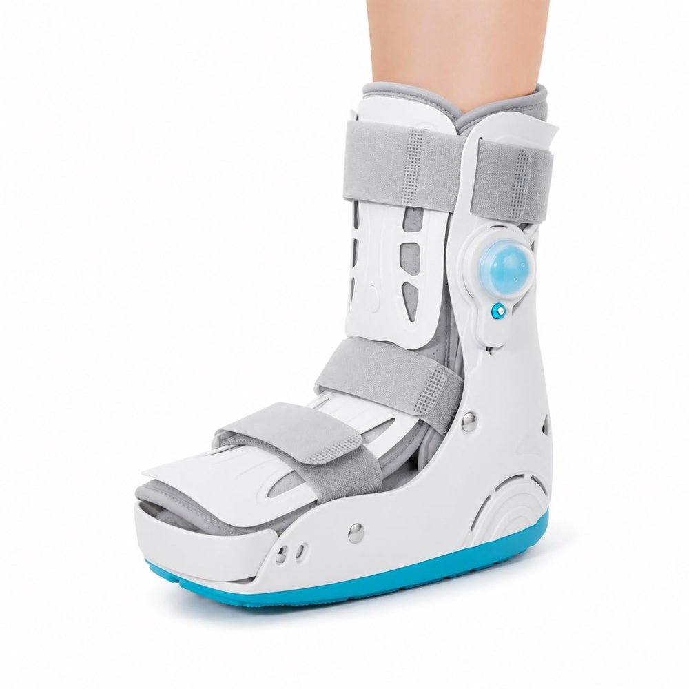 Walker Boot for Broken Foot and Ankle Sprains - Inflatable Fracture Boot for Achilles Tendon Surgery and Post-Op Recovery - Medical Orthopaedic Support(L) (M)