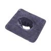 DSOUWEH Various Styles of Soft Spa Towel with Face Hole and Massage Bed Cover Protecing Skin for Salons Which is Gentle On Skin and Has Water Absorption, Dark Gray, 35x35cm view 3