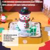 Jazuaiao LED Illuminated 2026 Snowman Paper Cut Calendar Winter Scene Home Decoration Decorative Snowman Party Supplies view 2