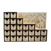 Jazuaiao LED Nativity Advent Calendar Cabinet with Permanent Wooden Christmas Countdown Display & Festive Decor Christmas LED Advent Calendar Nativity Scene view 4