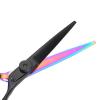 Professional Beard Scissors, Stainless Steel Haircut Scissors for Salon and Home Use, Sharp Hairdressing Scissors with Ergonomic Handle for Precise Trimming and Styling (Flat Scissors: for Pets' Body view 4