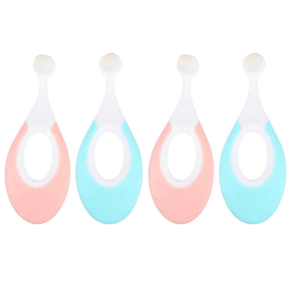 Baby Toothbrush 4pcs Pp Pbt Soft Bristle Training Set