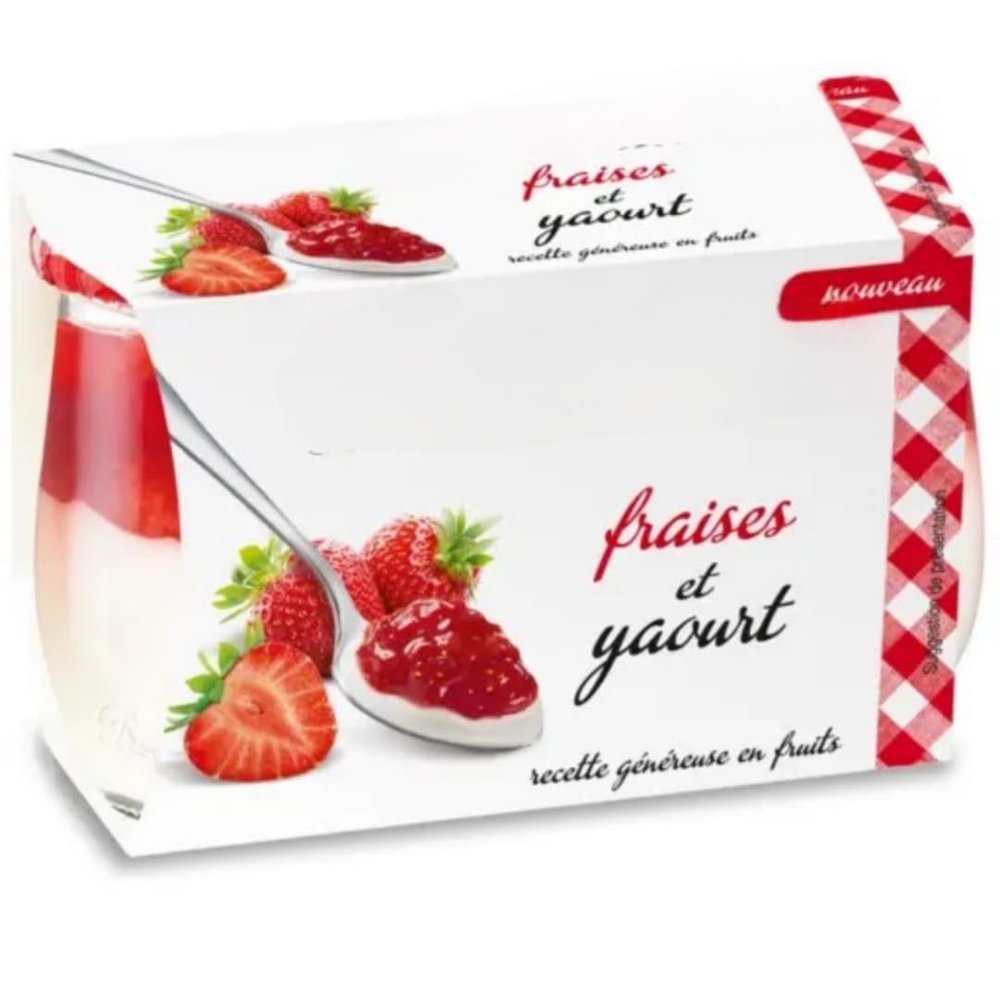 Bonne Manam Strawberry Yogurt 2x125g - pack of 1